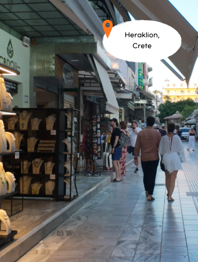 Heraklion Crete Greece solo traveling