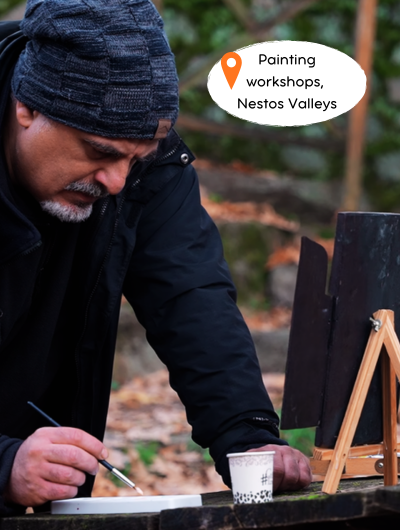 Painting workshops solo travelers Greece