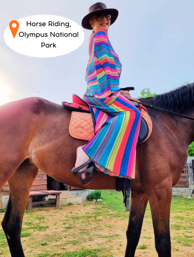 Horse riding therapy Greece solo travel